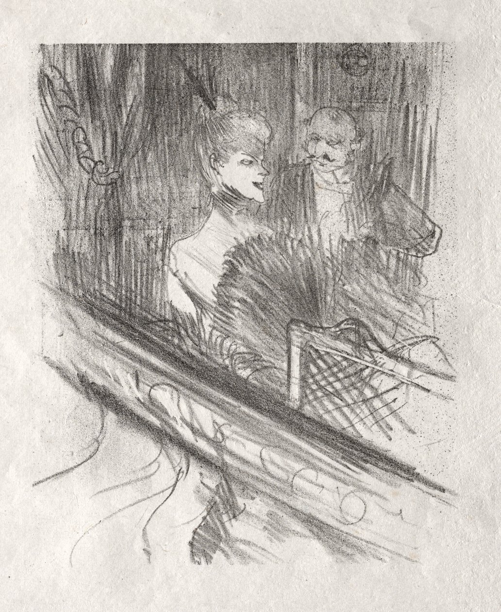At the Foot of Sinai: The Baron Moses by Henri de Toulouse-Lautrec