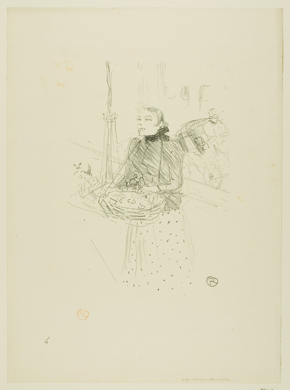 Buy my Pretty Violets, from Mélodies de Désiré Dihau by Henri de Toulouse-Lautrec