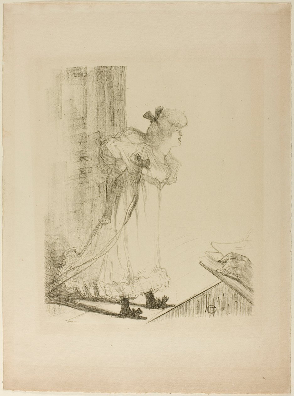 Cabaret Singer von Henri de Toulouse-Lautrec
