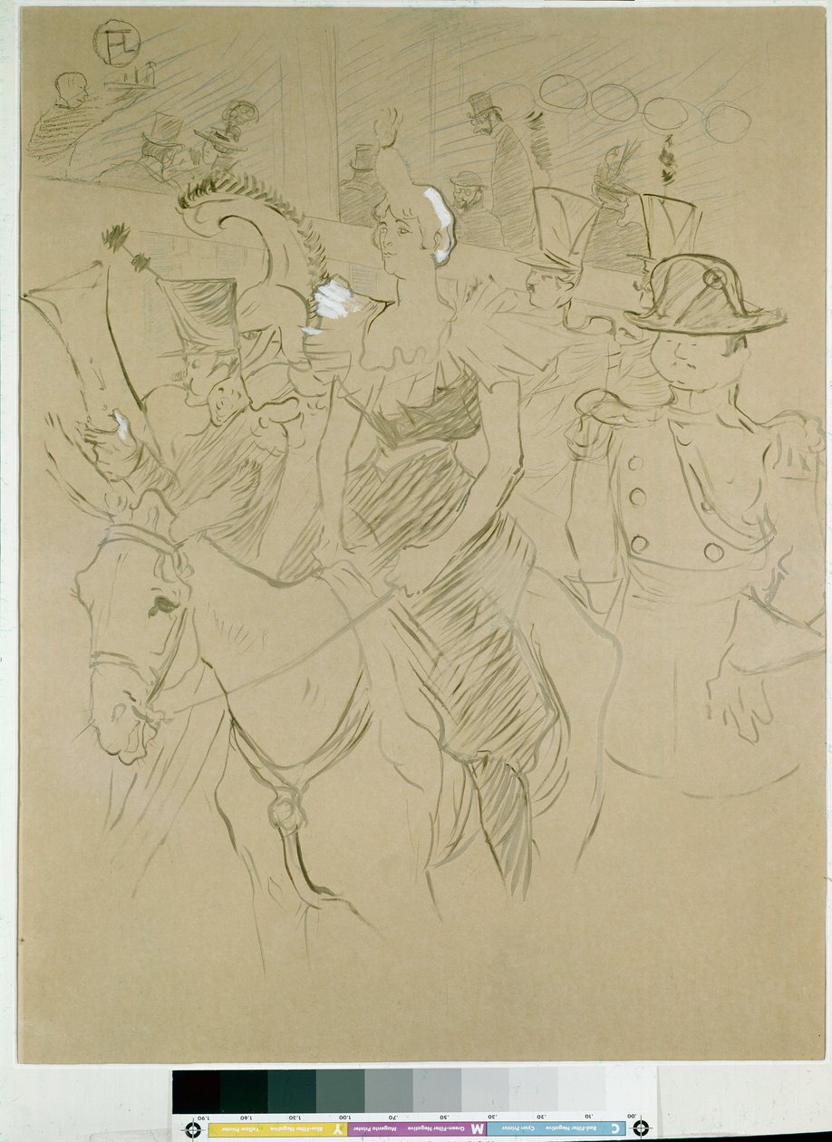 Carnival at the Moulin Rouge: the Entrance of Cha-u-kao, c.1896 by Henri de Toulouse Lautrec