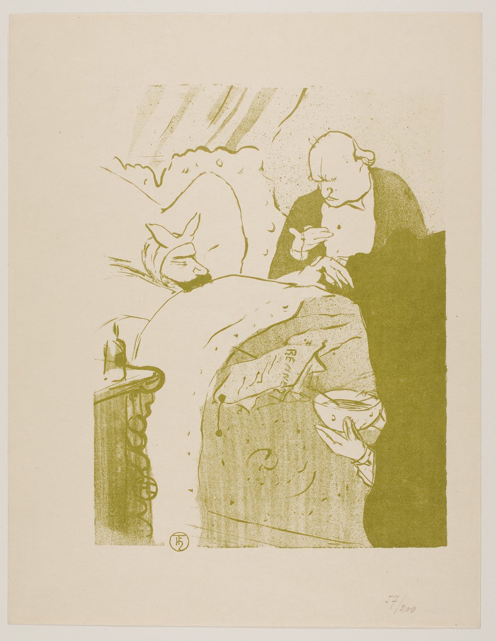 Carnot is Sick! by Henri de Toulouse-Lautrec