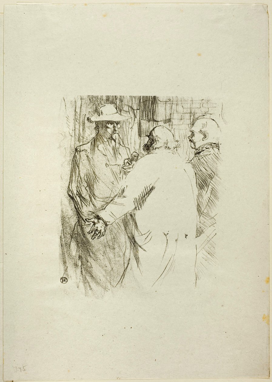 Clemenceau in Busk, from At the Foot of Sinai by Henri de Toulouse-Lautrec