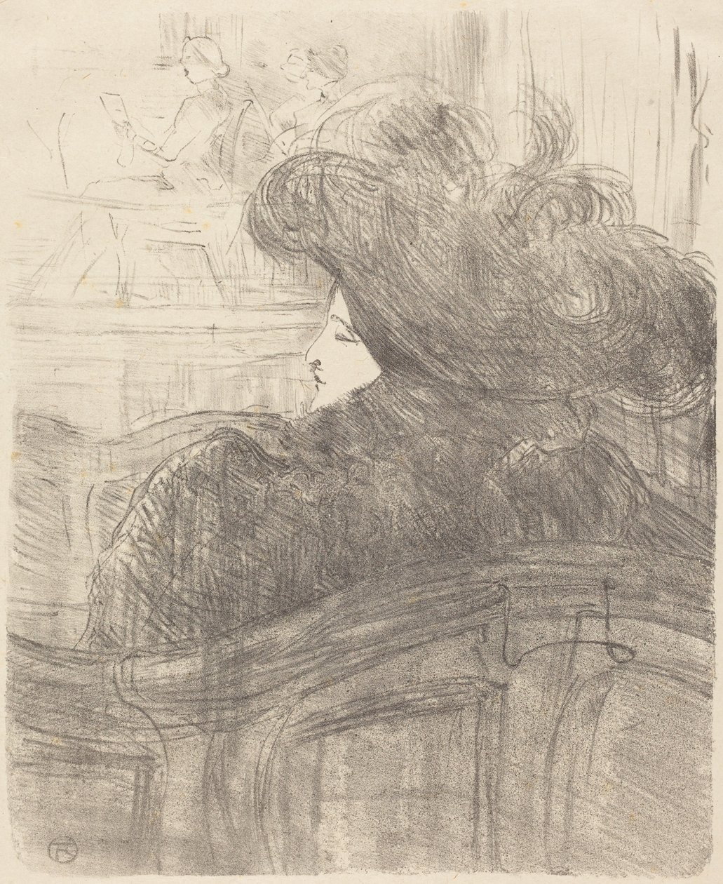 Cleo de Merode by Henri de Toulouse-Lautrec