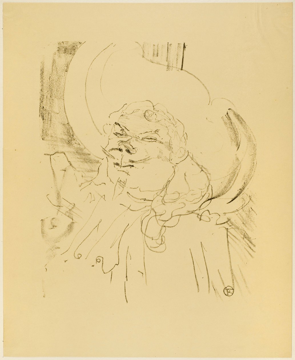 Coquelin the Elder, from Treize Lithographies by Henri de Toulouse-Lautrec