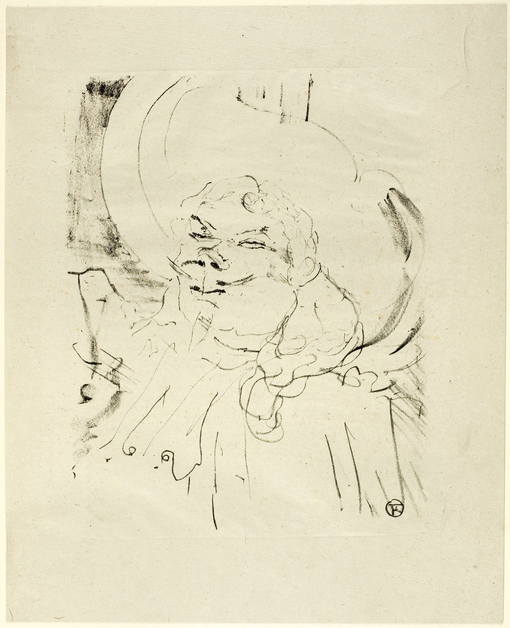 Coquelin the Elder, from Treize Lithographies by Henri de Toulouse-Lautrec