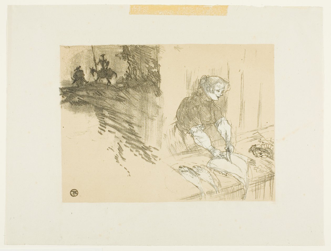 Cover for Les Courtes Joies by Henri de Toulouse-Lautrec
