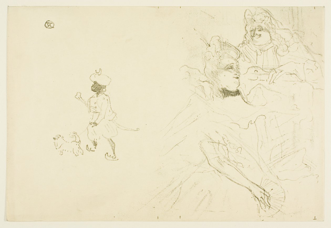 Cover for The Example of Ninon de Lenclos in Love by Henri de Toulouse-Lautrec