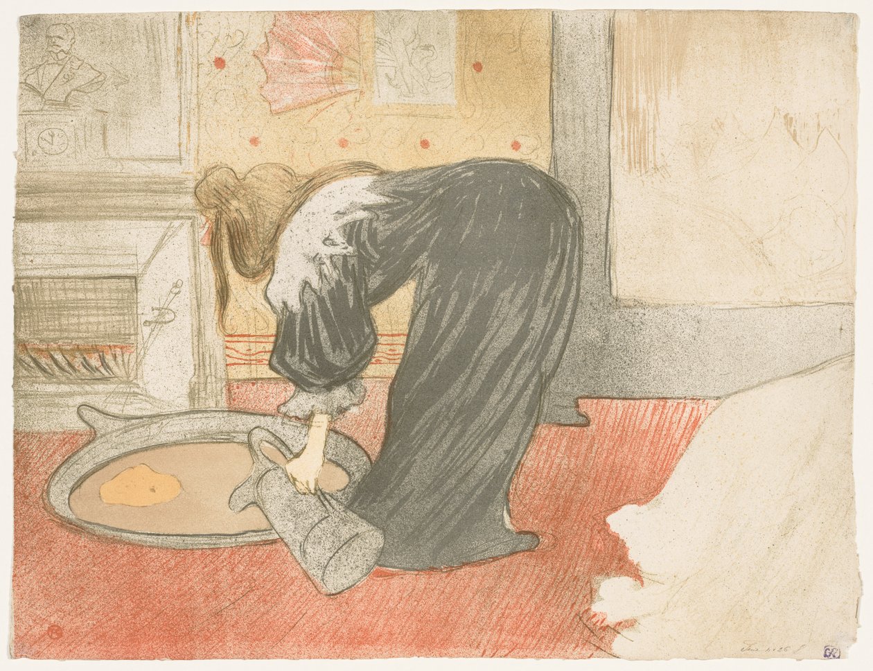 Elles: Woman at the Tub by Henri de Toulouse-Lautrec