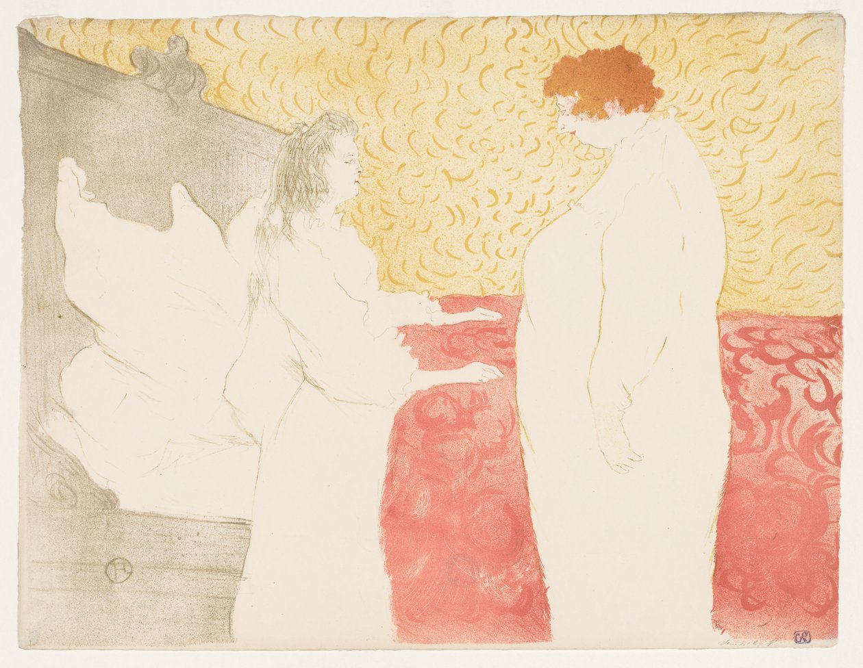 Elles: Woman in Bed by Henri de Toulouse-Lautrec