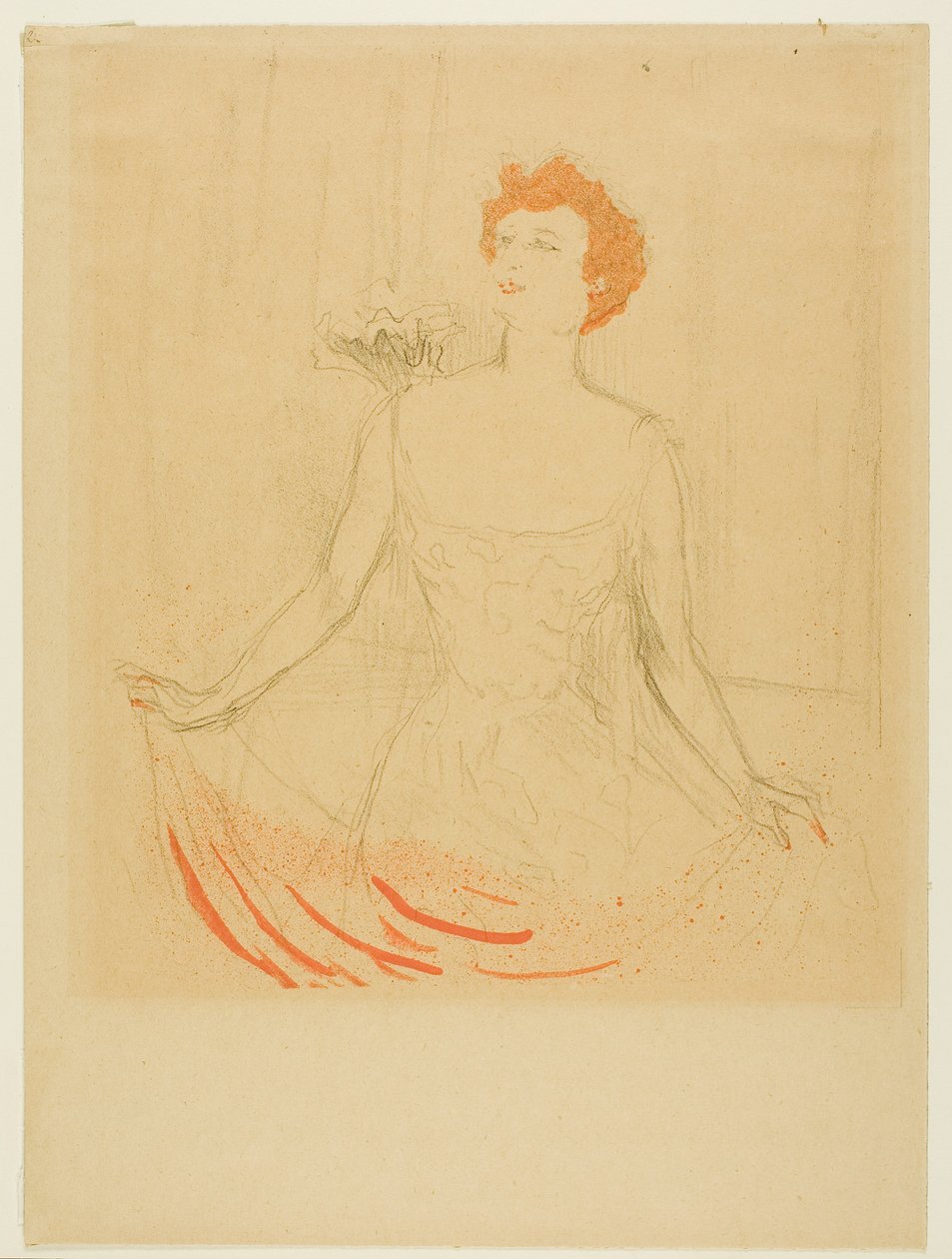 Emma Calvé by Henri de Toulouse-Lautrec