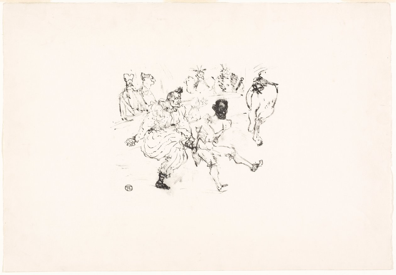 Footit and Chocolat by Henri de Toulouse-Lautrec