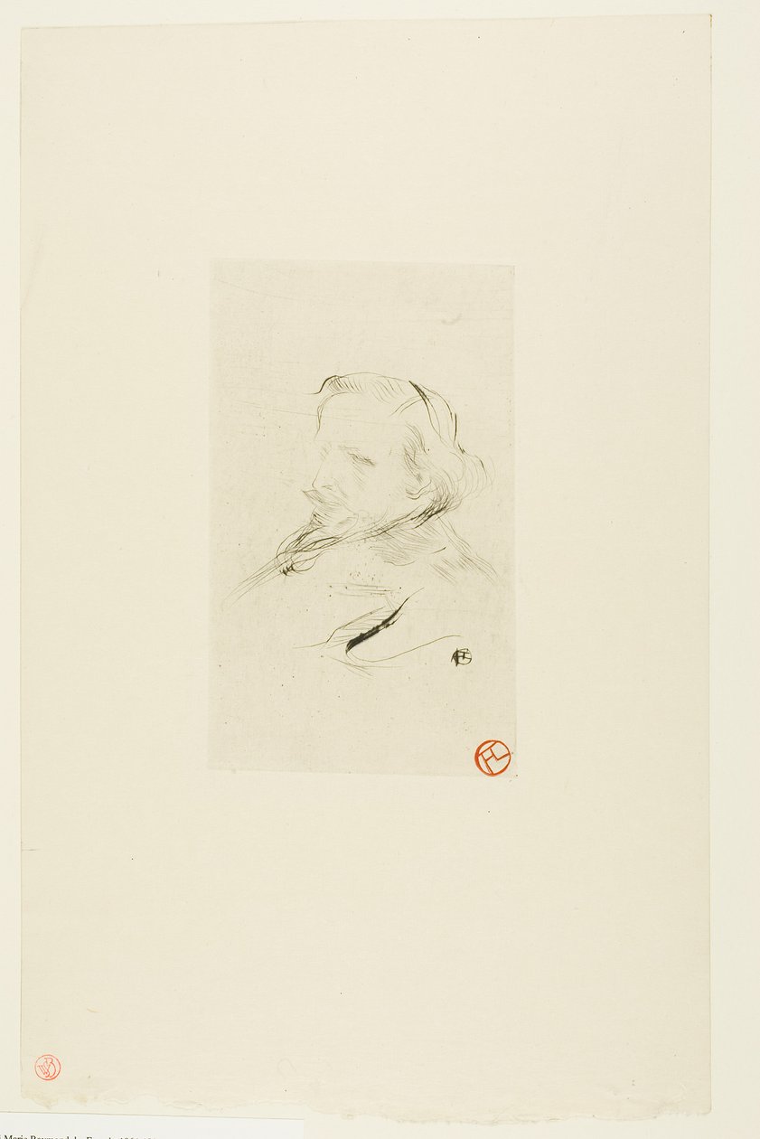 Francis Jourdain by Henri de Toulouse-Lautrec