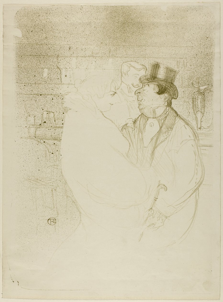 Ida Heath at the Bar by Henri de Toulouse-Lautrec