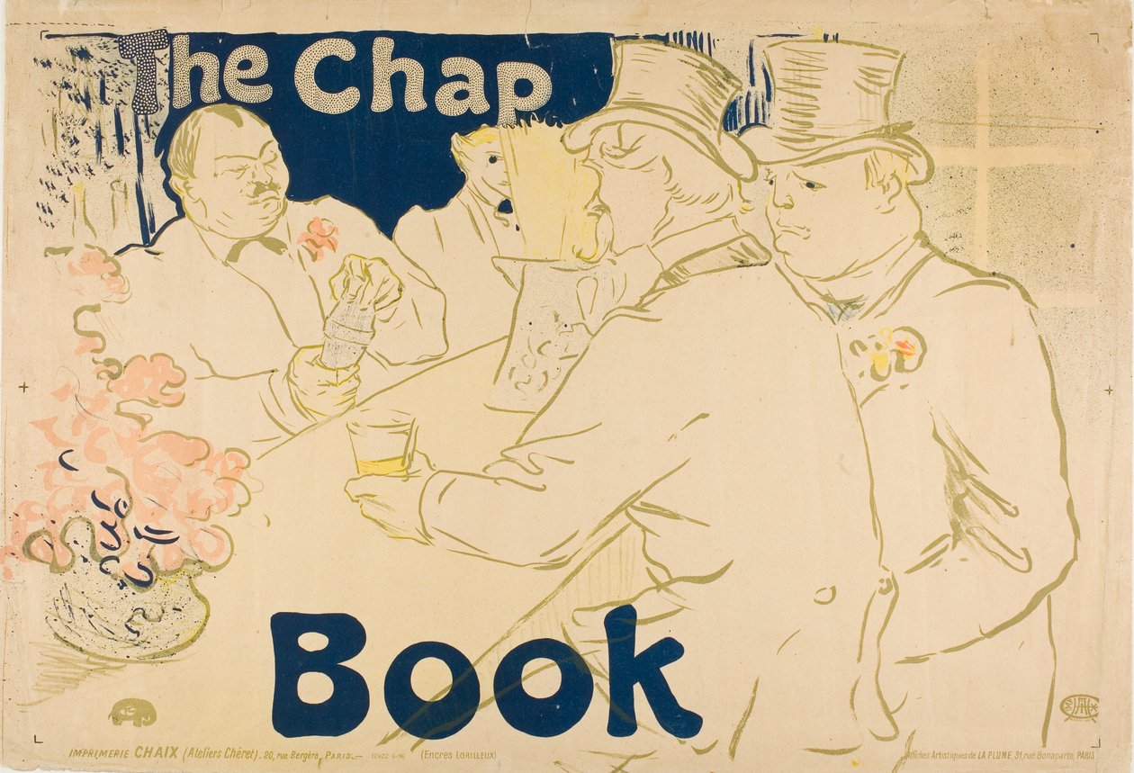 Irish and American Bar, Rue Royale—The Chap Book by Henri de Toulouse-Lautrec