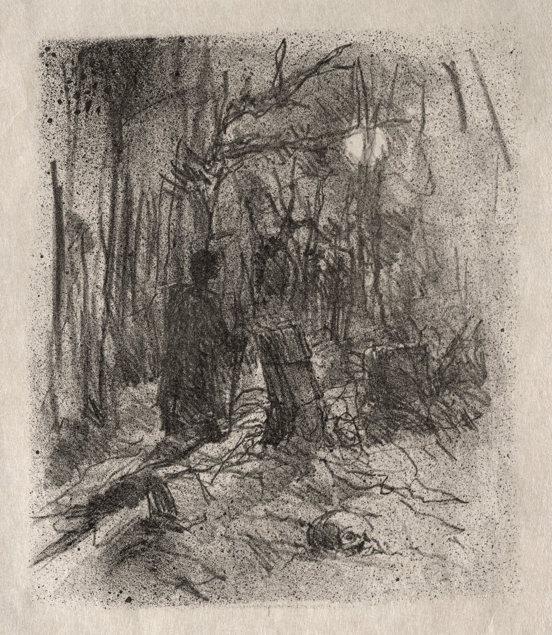The Cemetery of Busk by Henri de Toulouse-Lautrec