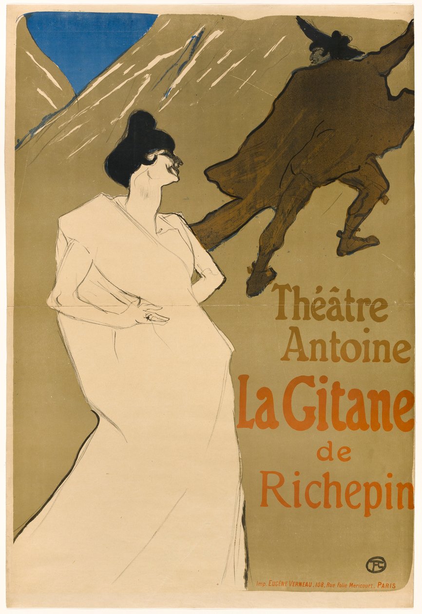 The Gypsy by Henri de Toulouse-Lautrec