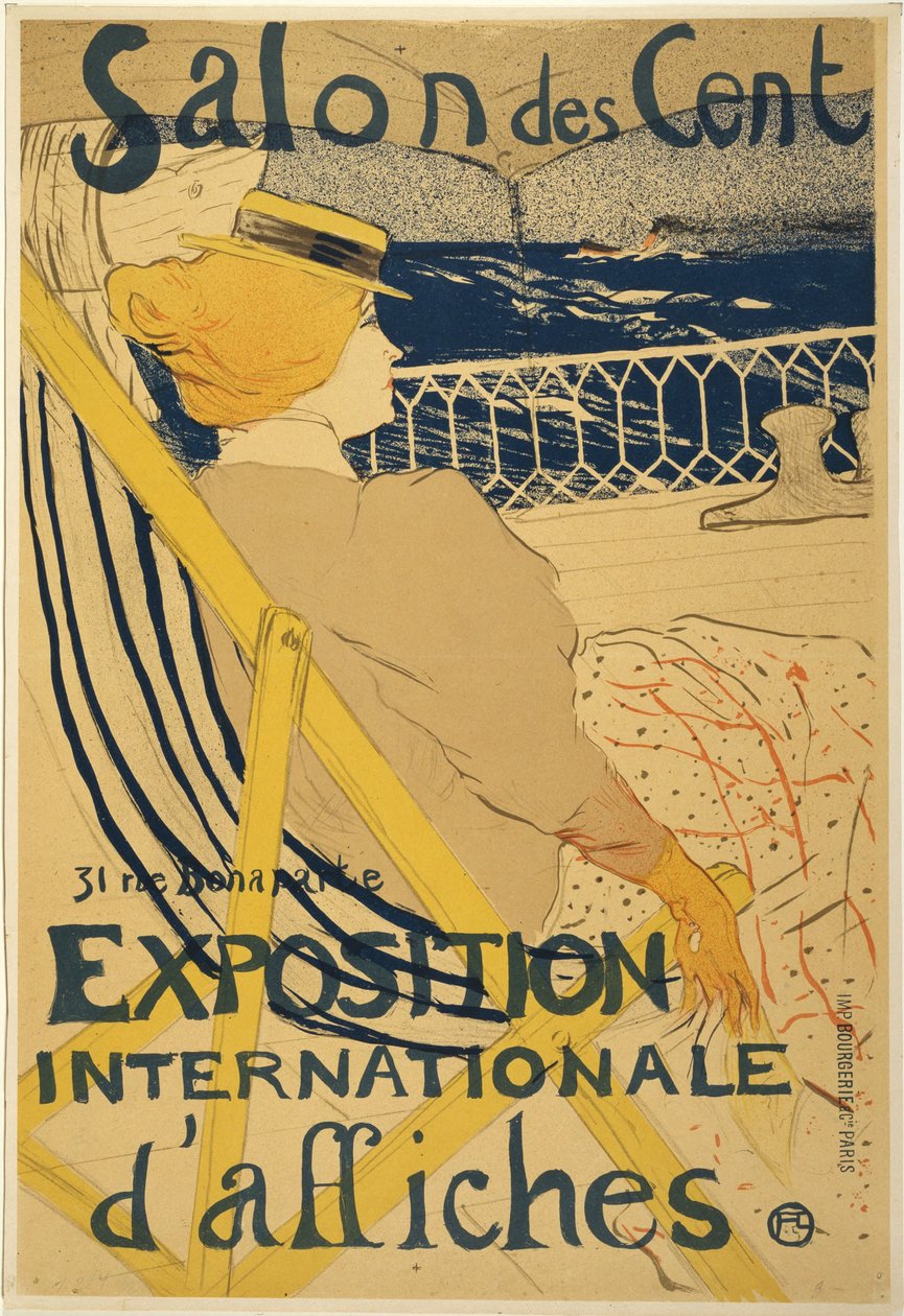 The Passenger of 54 or Yacht Walk by Henri de Toulouse-Lautrec