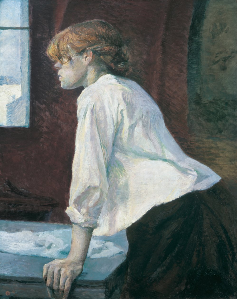 The Laundress by Henri de Toulouse Lautrec