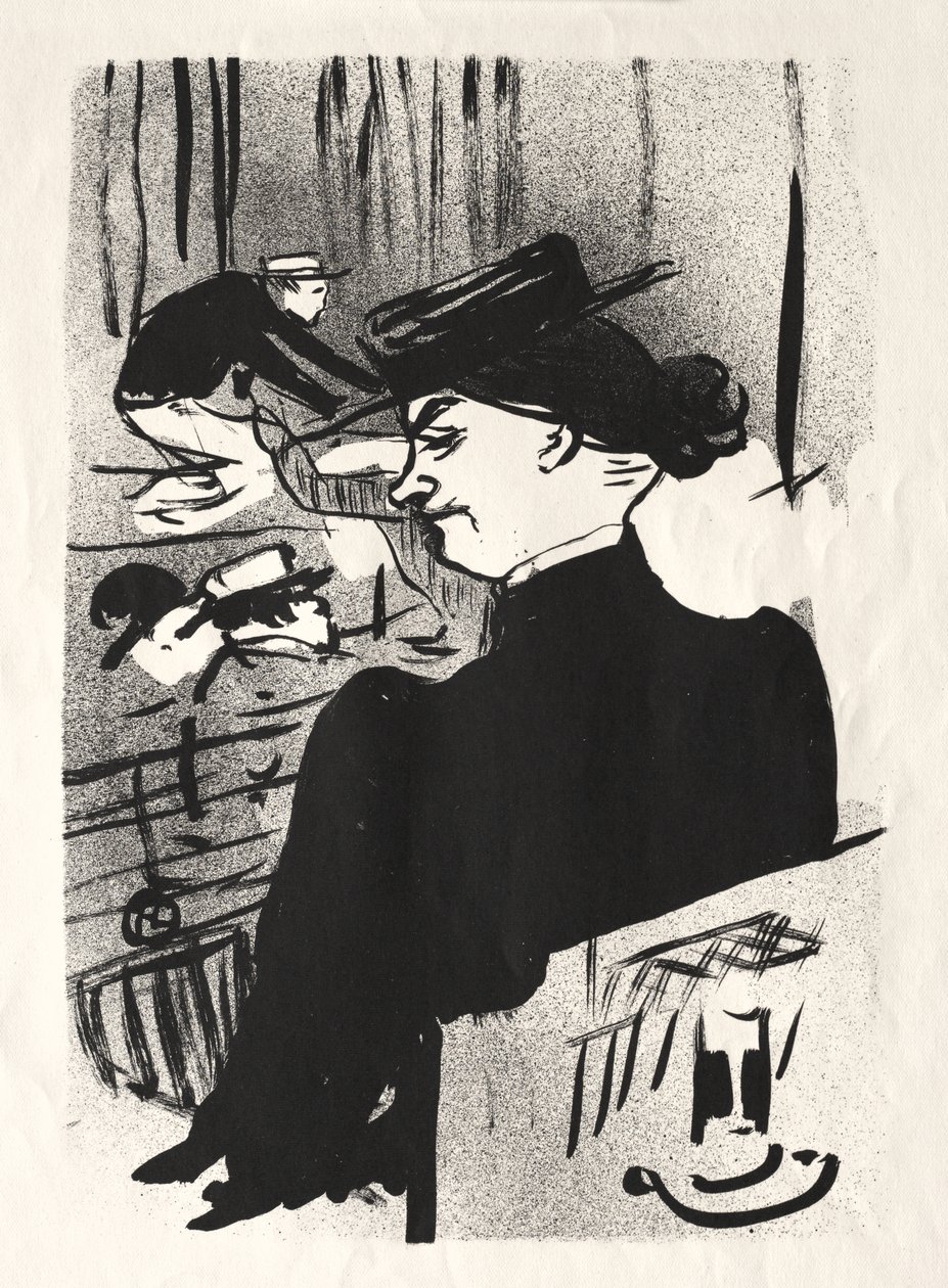The Café-concert: A Spectator by Henri de Toulouse-Lautrec
