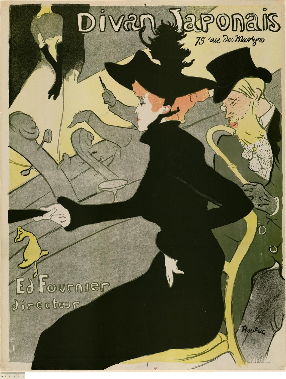 The Japanese Divan by Henri de Toulouse-Lautrec