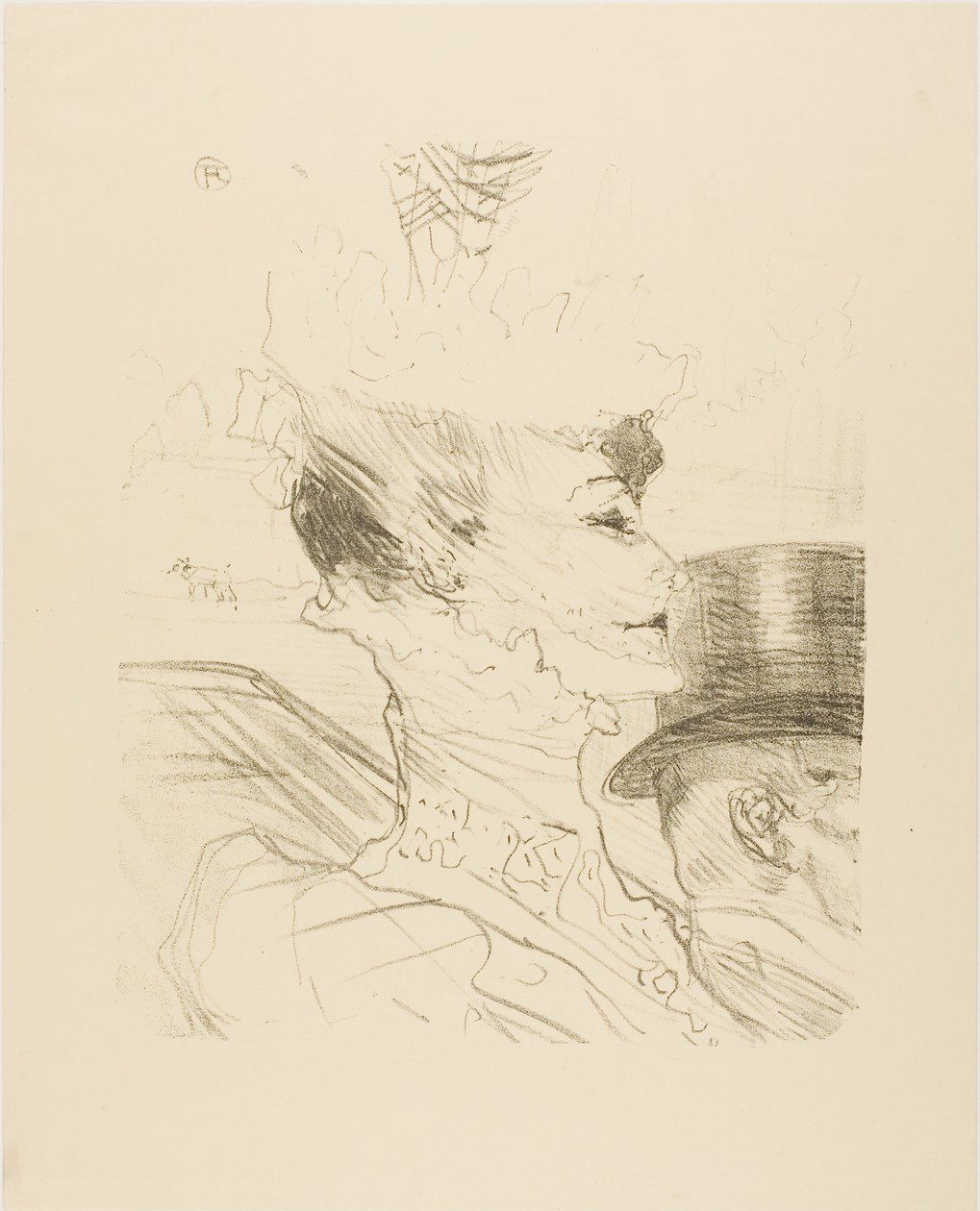 Louise Balthy, from Treize Lithographies by Henri de Toulouse-Lautrec