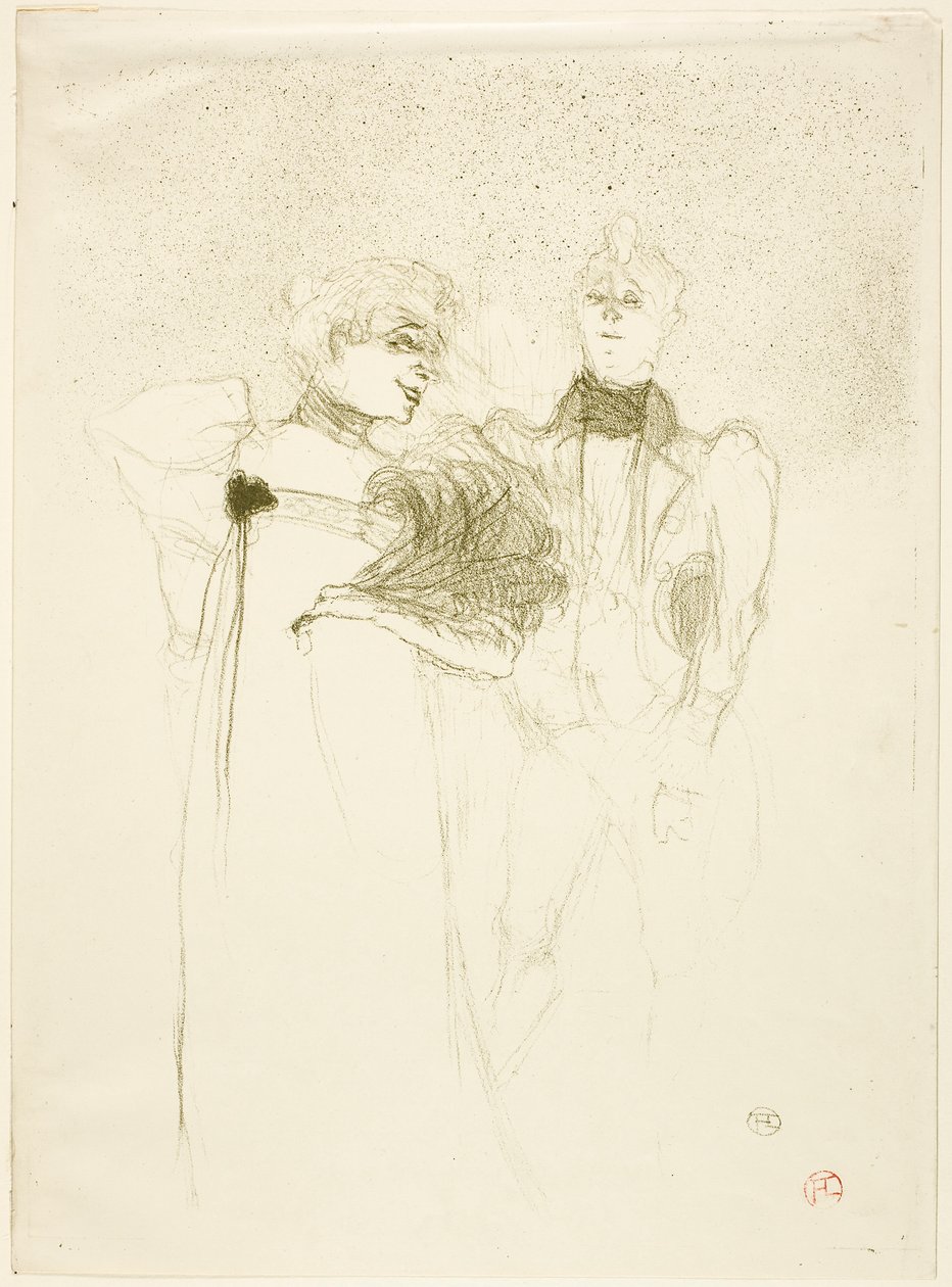 Mademoiselle Lender, in Madam Satan by Henri de Toulouse-Lautrec
