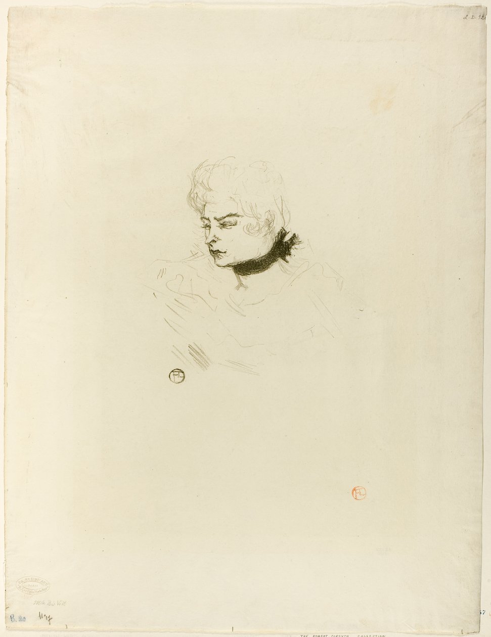 Miss Green Peas by Henri de Toulouse-Lautrec