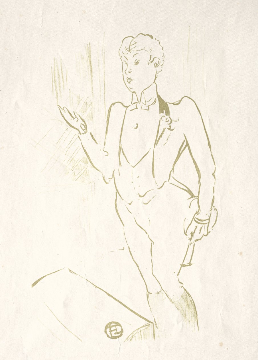 Mary Hamilton by Henri de Toulouse-Lautrec