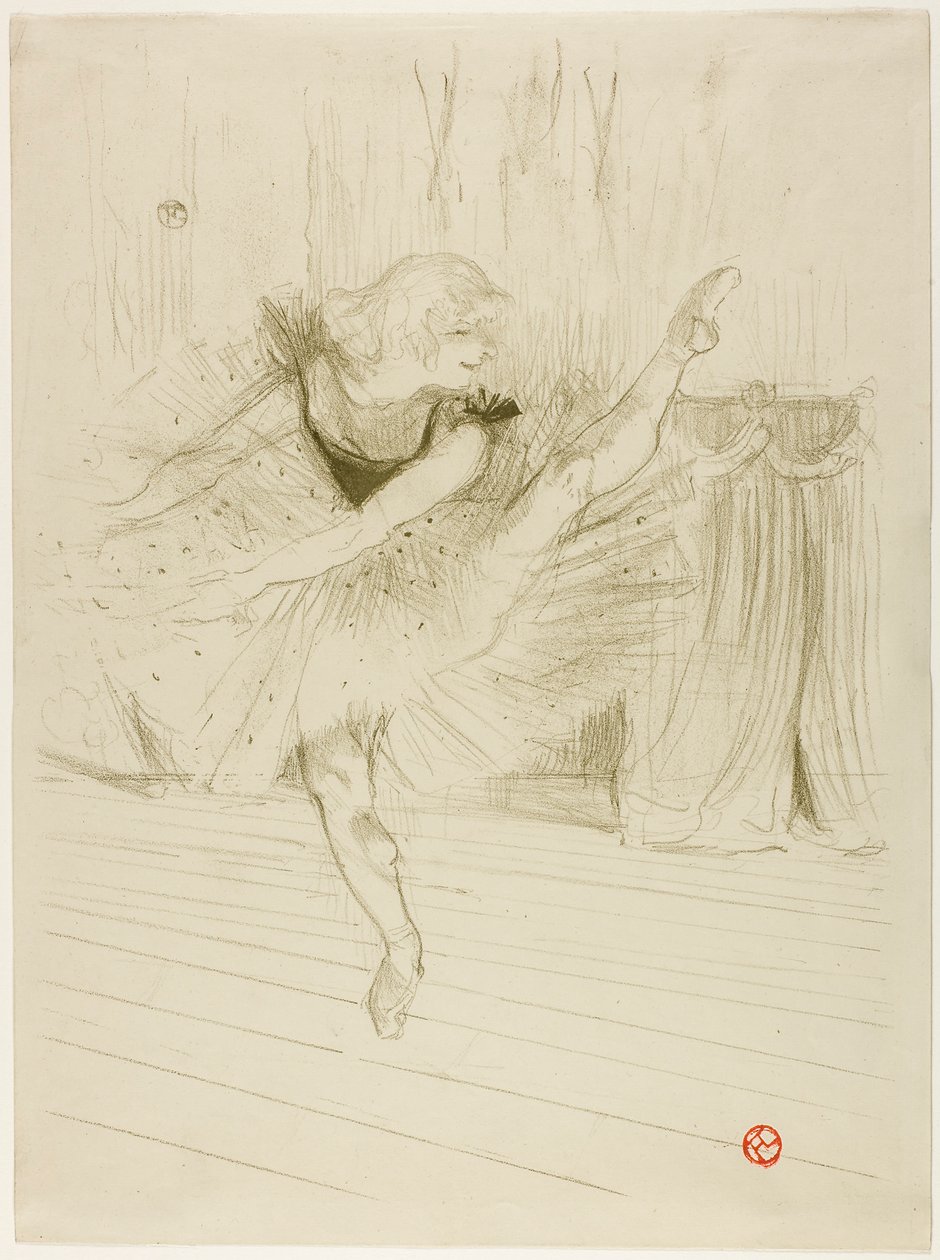 Miss Ida Heath, English Dancer by Henri de Toulouse-Lautrec