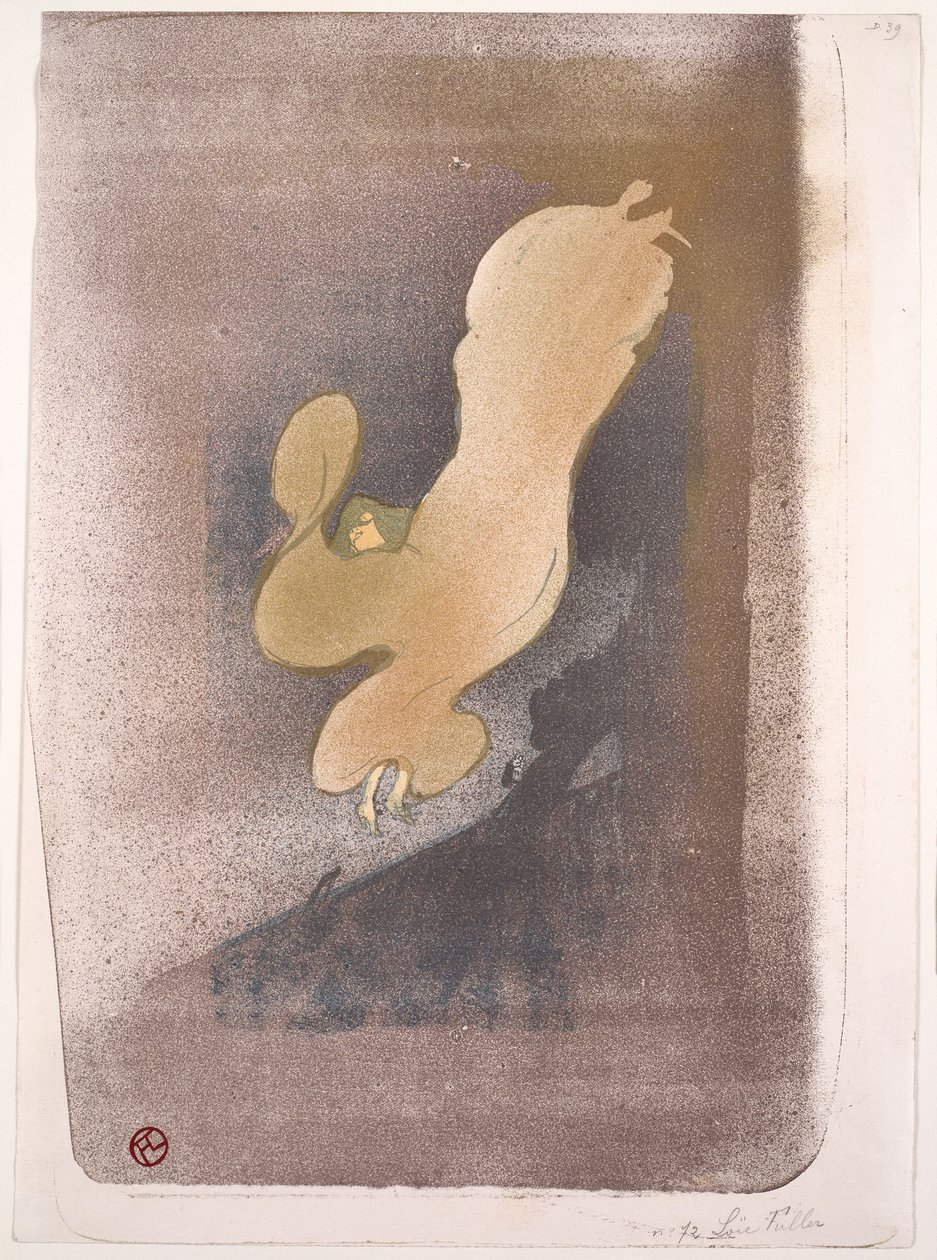 Miss Loïe Fuller by Henri de Toulouse-Lautrec