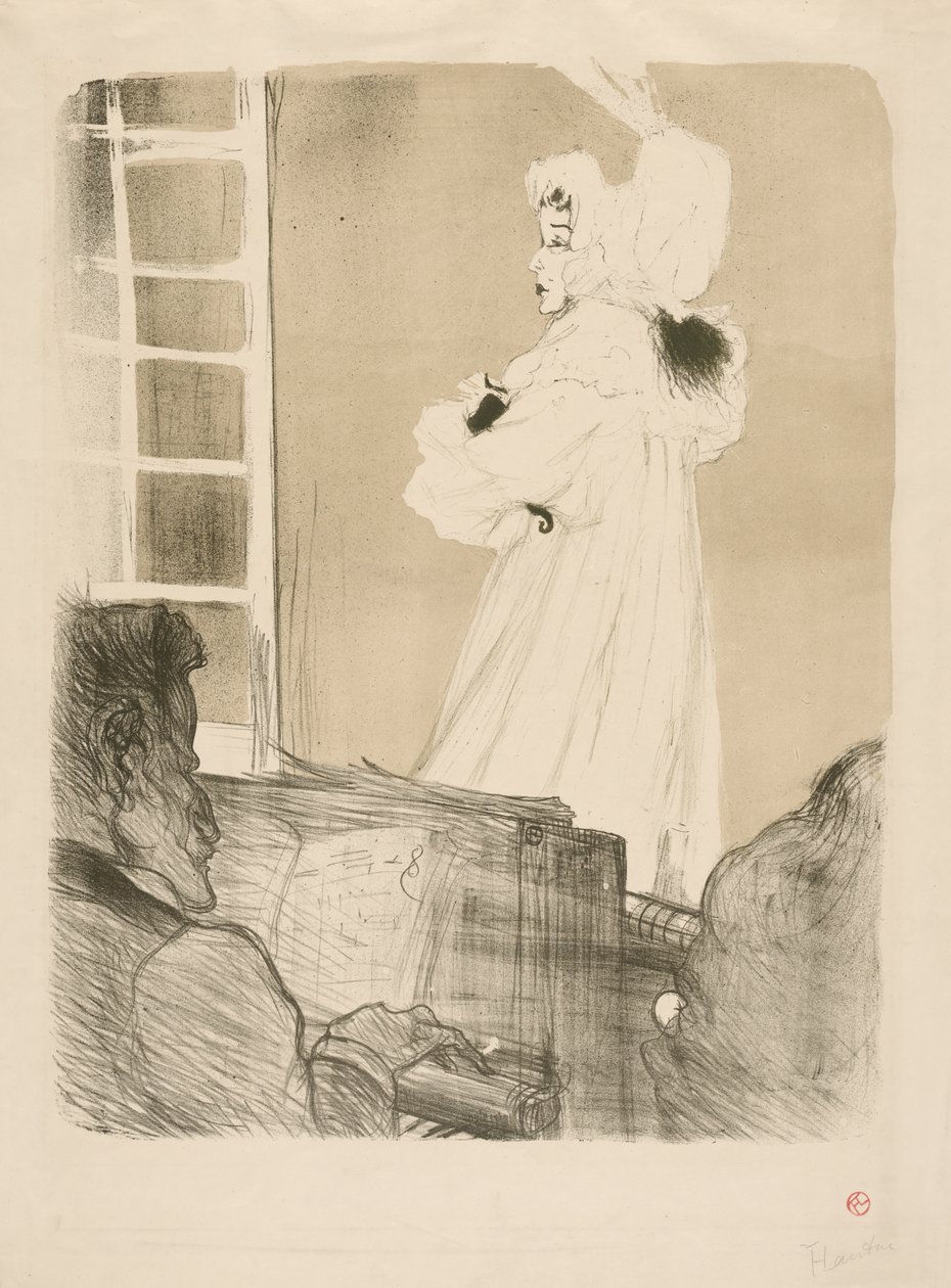 Miss May Belfort by Henri de Toulouse-Lautrec