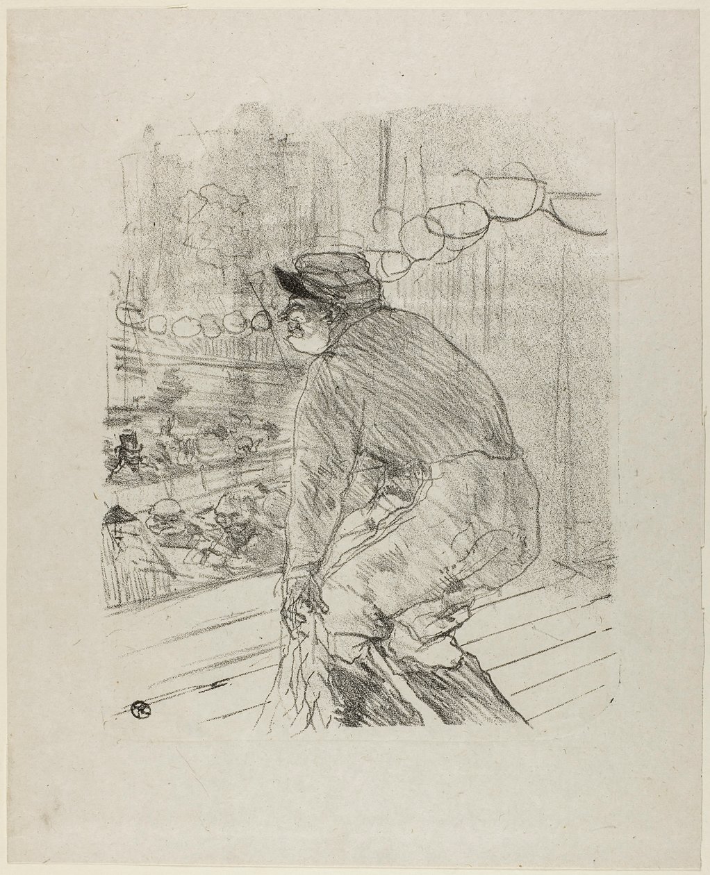 Polin, from Treize Lithographies by Henri de Toulouse-Lautrec