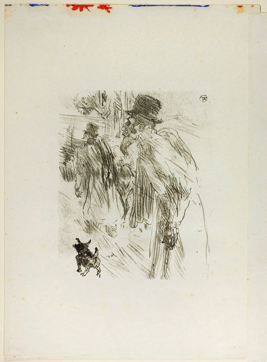 Polish Jews, Carlsbad, from At the Foot of Sinai by Henri de Toulouse-Lautrec