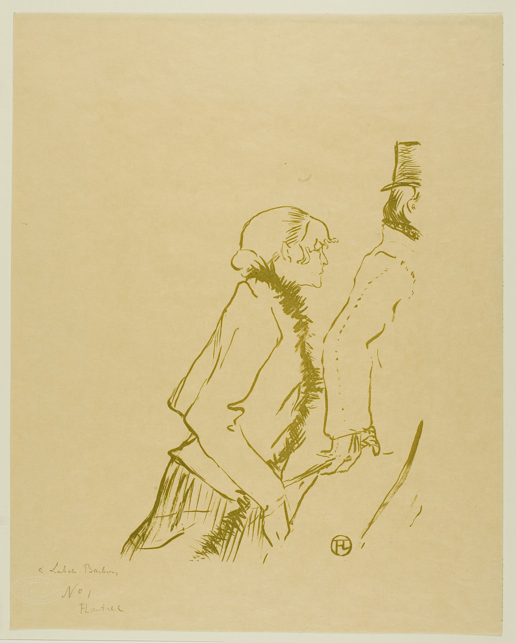 Poor Street-Walker! by Henri de Toulouse-Lautrec