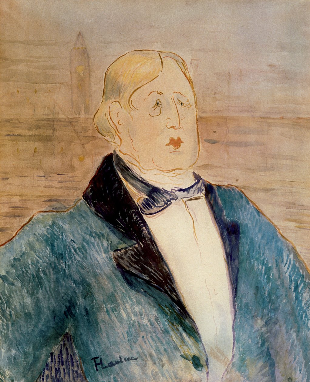 Portrait of Oscar Wilde by Henri de Toulouse Lautrec