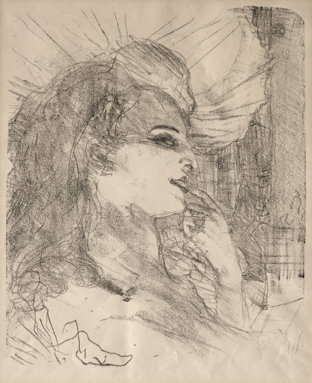 Portraits of Actors and Actresses: Thirteen Lithographs: Anna Held by Henri de Toulouse-Lautrec