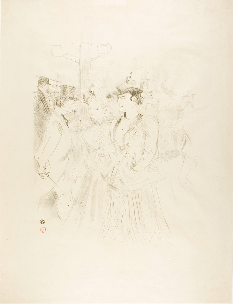 Promenade by Henri de Toulouse-Lautrec