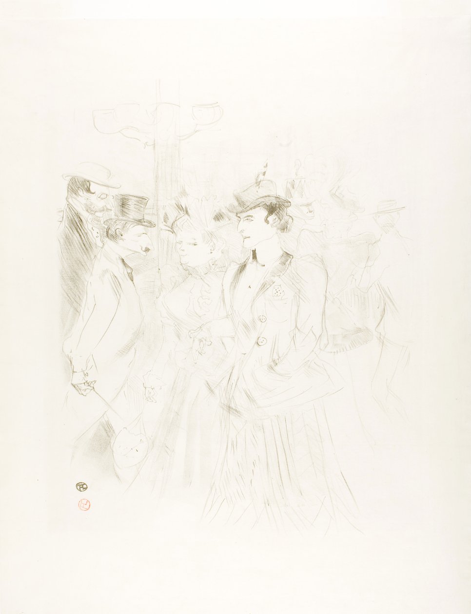 Promenade by Henri de Toulouse-Lautrec