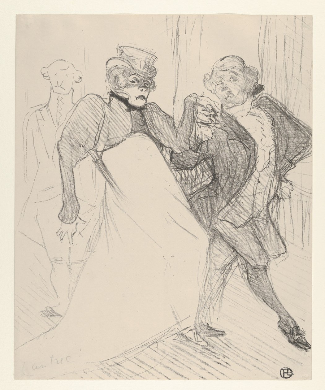 Réjane and Galipaux, in Madame Sans-Gêne by Henri de Toulouse-Lautrec