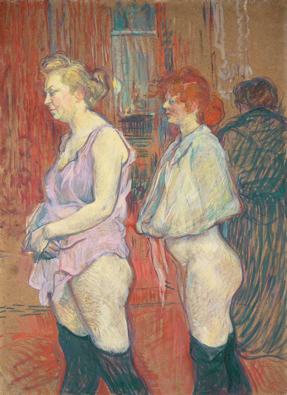 Rue des Moulins by Henri de Toulouse Lautrec