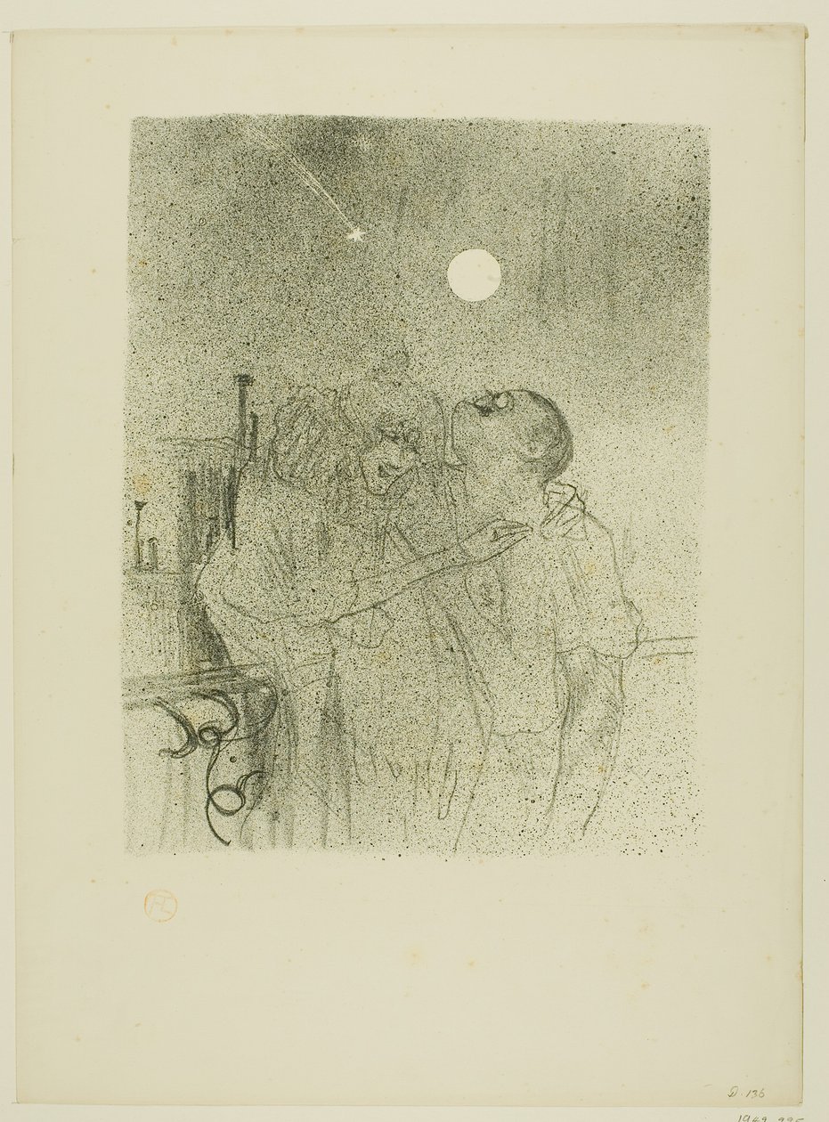 Shooting Stars, from Mélodies de Désiré Dihau by Henri de Toulouse-Lautrec