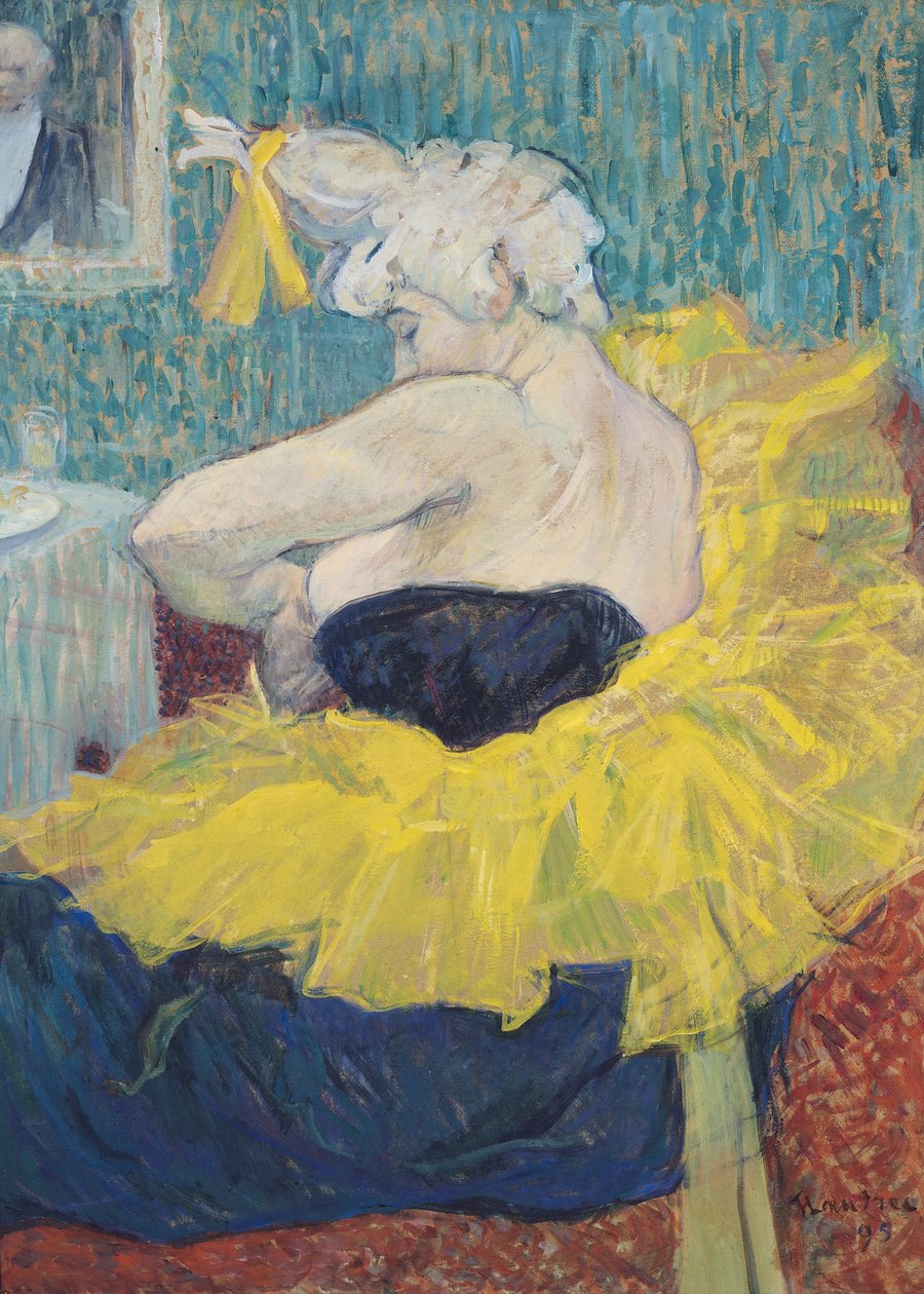The Clowness Cha-U-Kao in a Tutu by Henri de Toulouse Lautrec