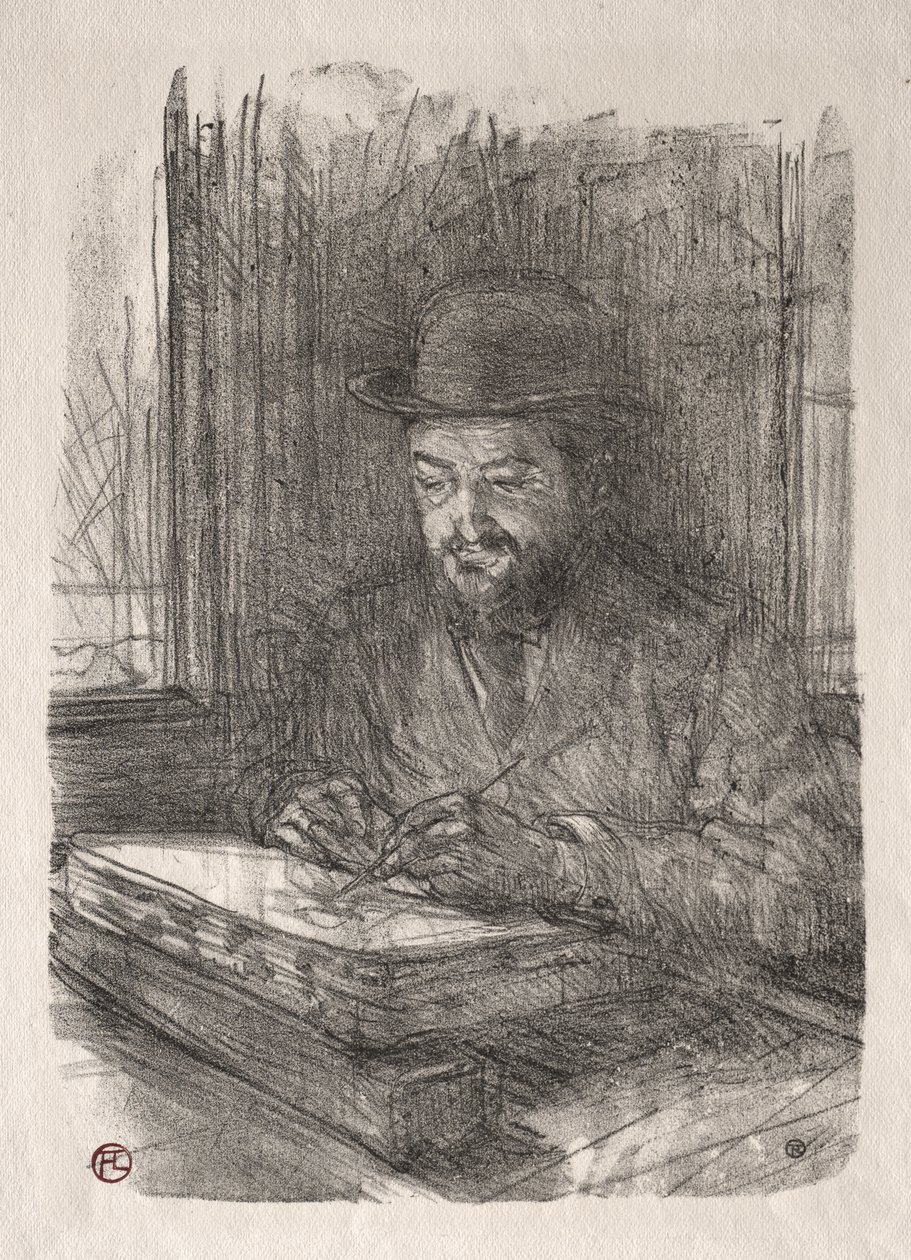 The Good Lithographer by Henri de Toulouse-Lautrec