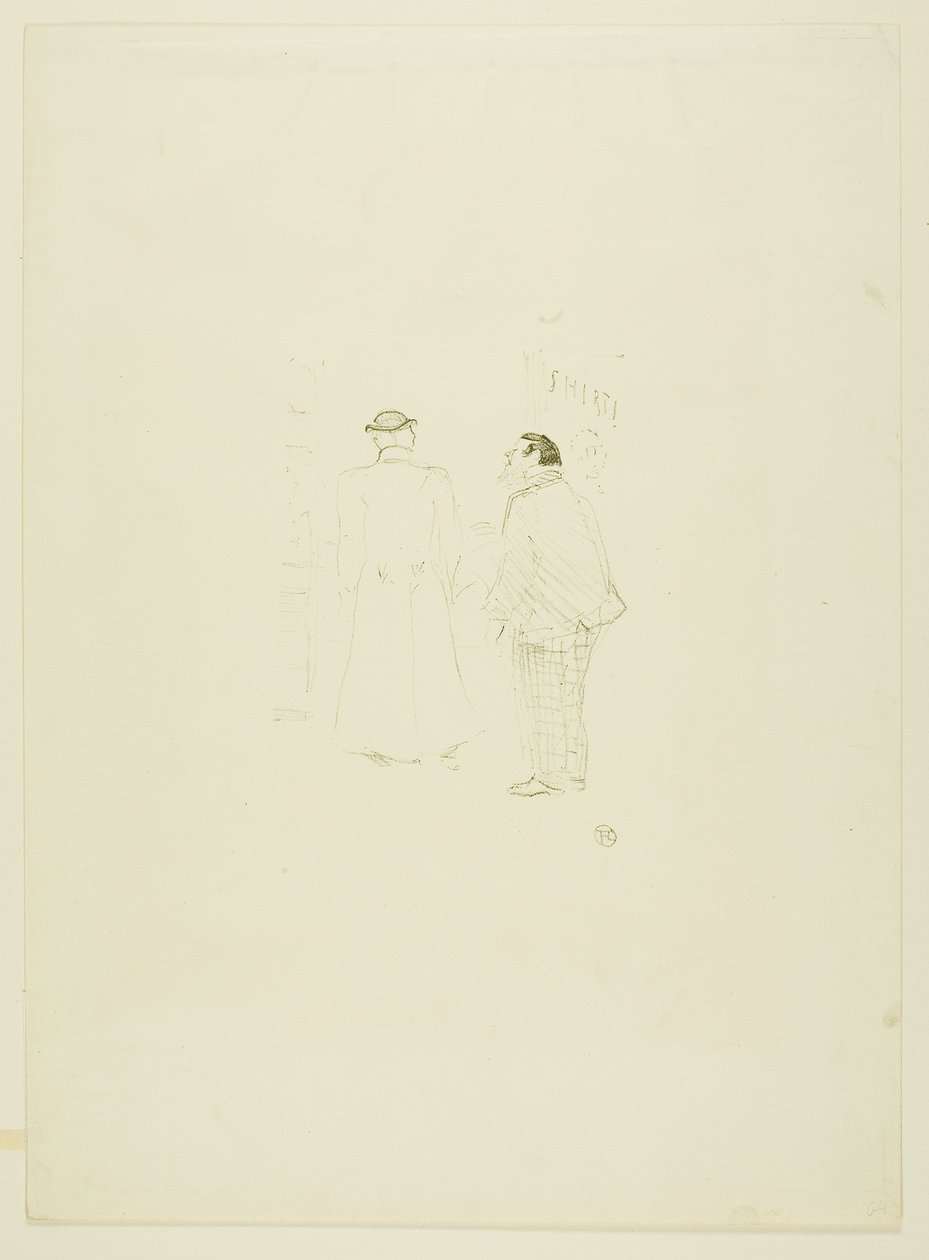 The Head Salesman at Jourdan and Brown by Henri de Toulouse-Lautrec