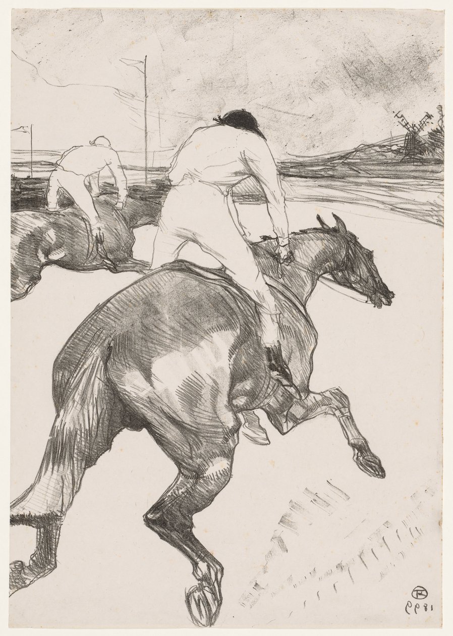 The Jockey by Henri de Toulouse-Lautrec