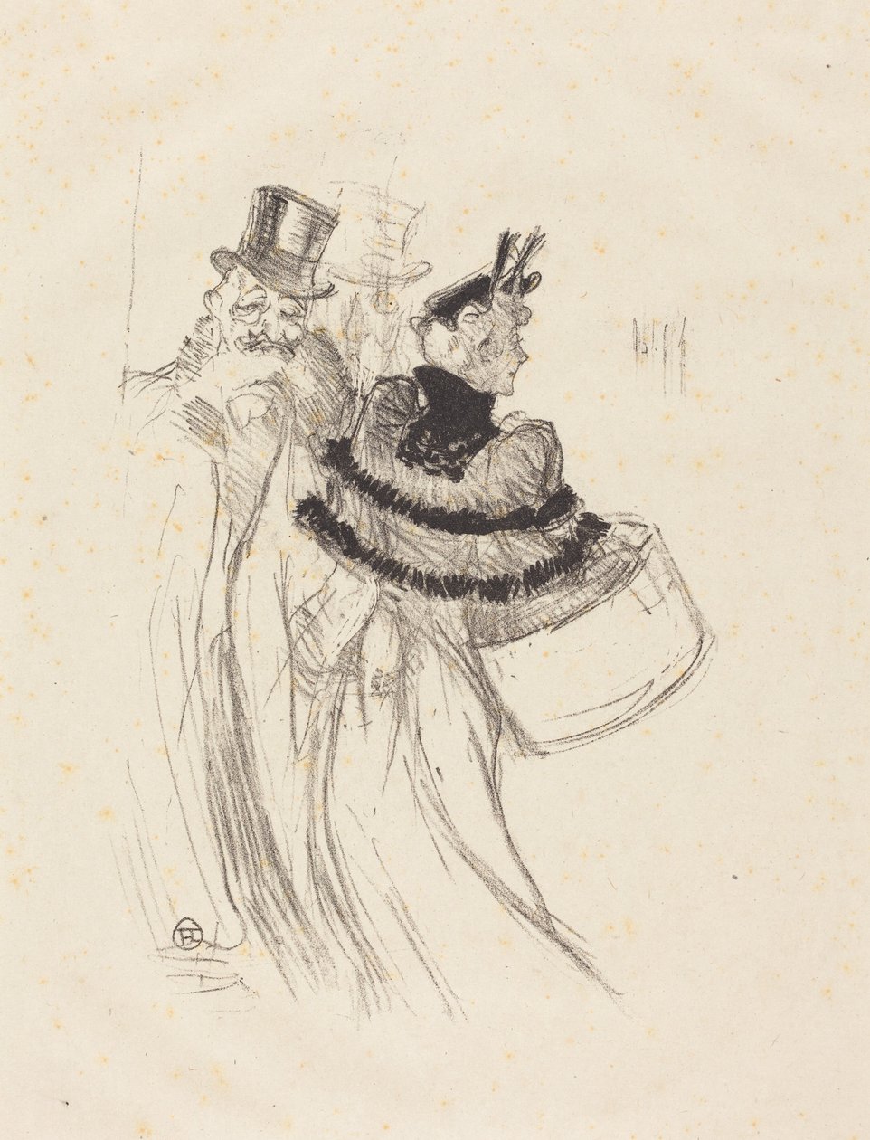 The Old Gentlemen by Henri de Toulouse-Lautrec