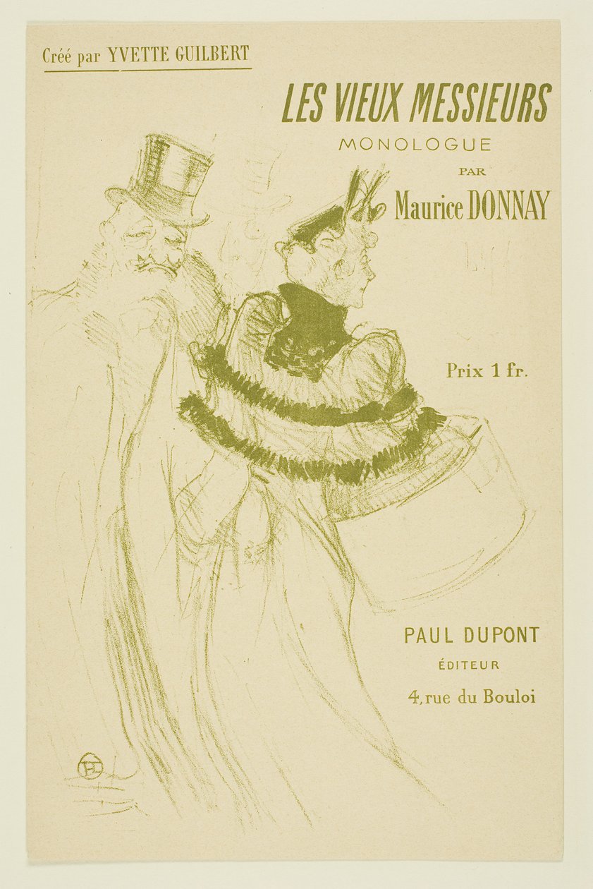 The Old Gentlemen by Henri de Toulouse-Lautrec