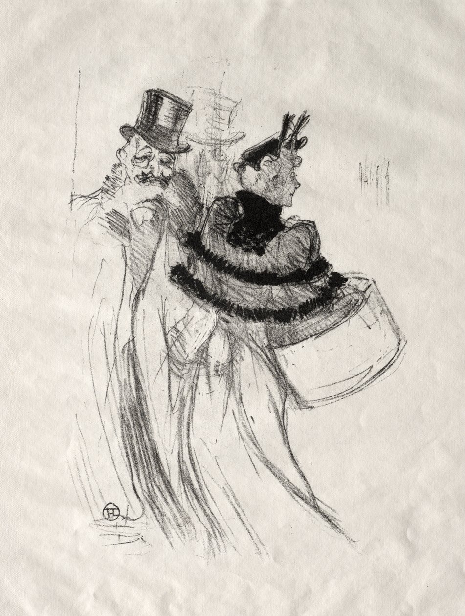 The Old Gentlemen by Henri de Toulouse-Lautrec