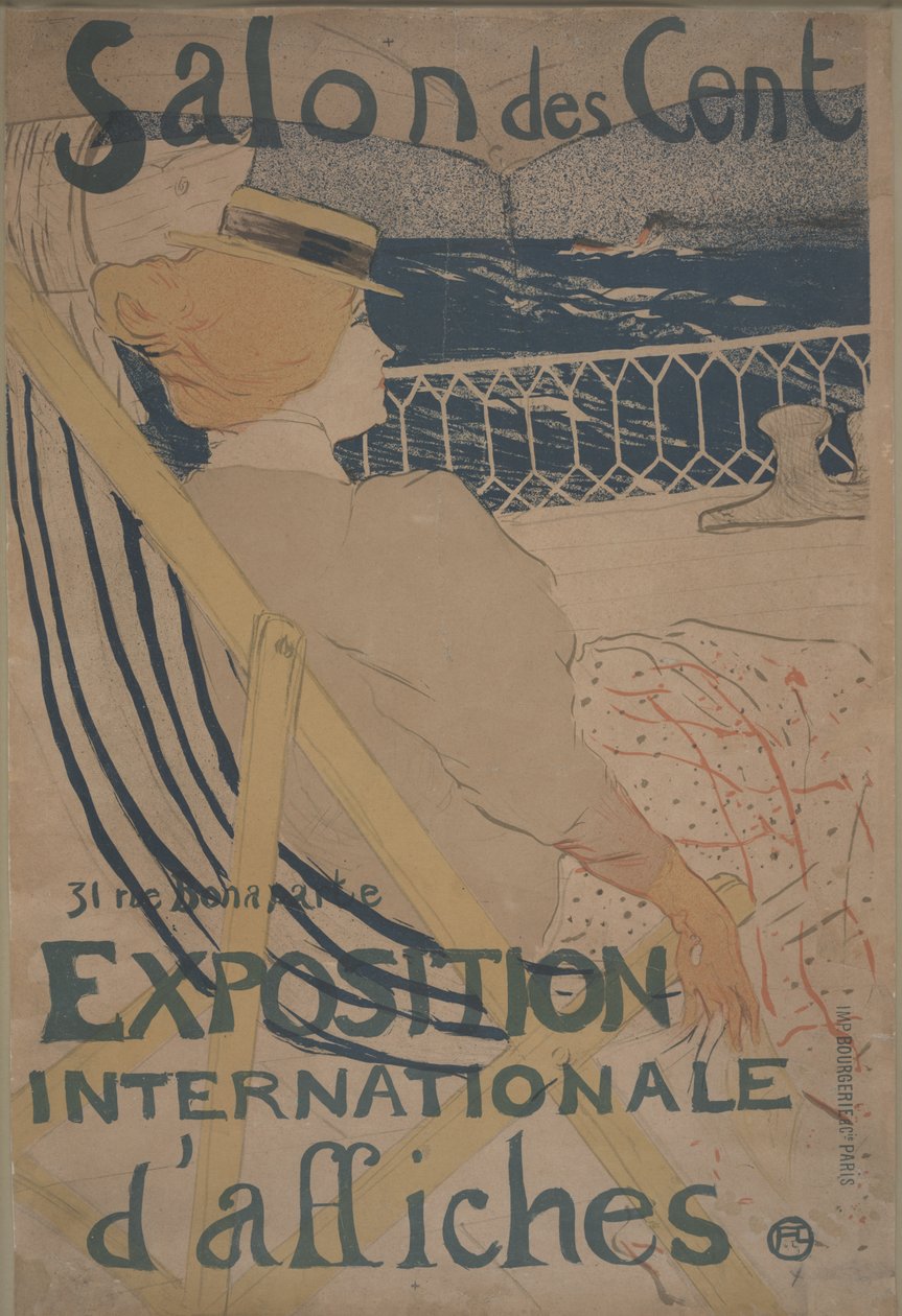 The Passenger in Cabin 54 by Henri de Toulouse Lautrec