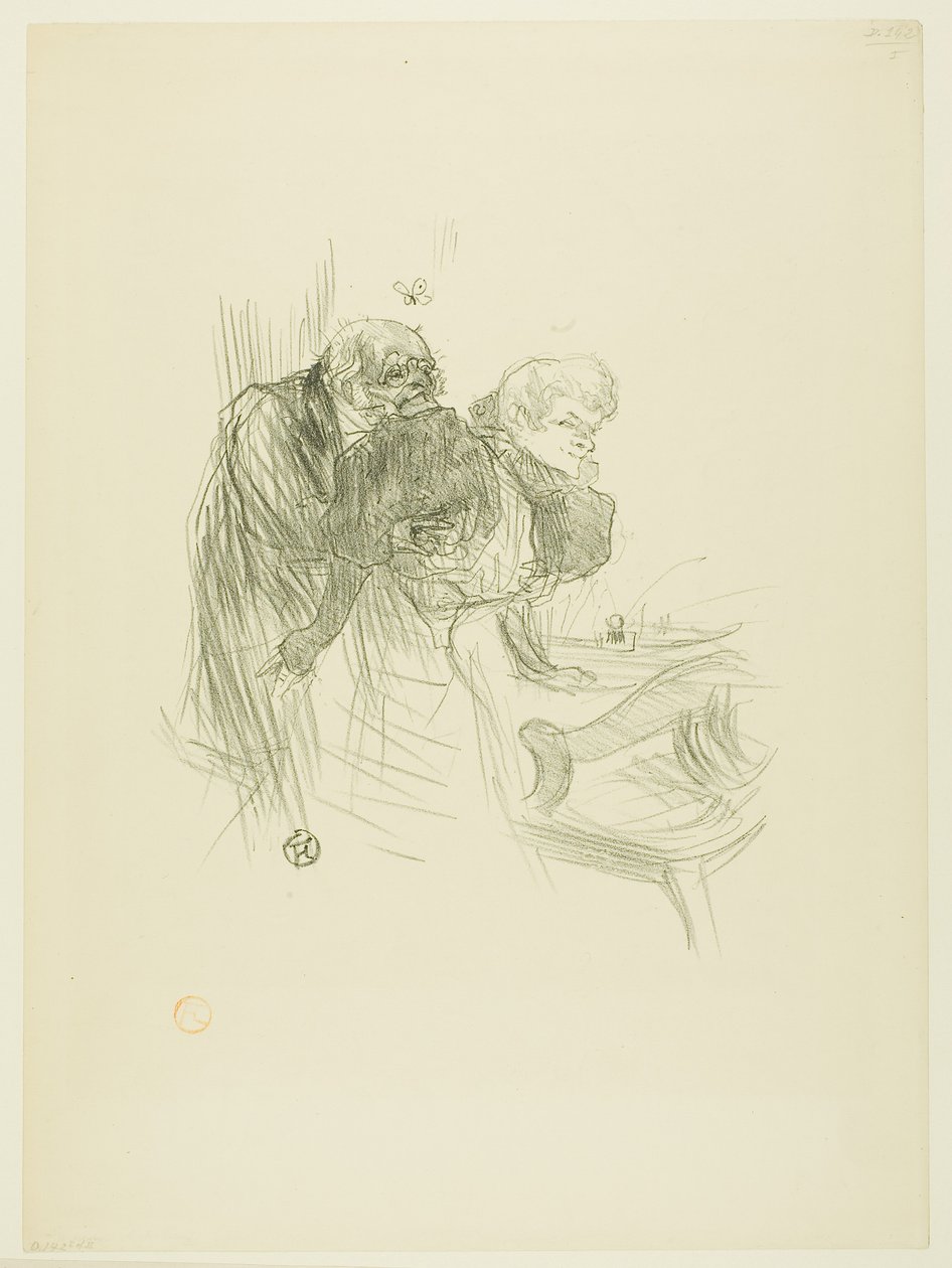 The Prayer of the Polish Jews, from Au Pied du Sinaï by Henri de Toulouse-Lautrec
